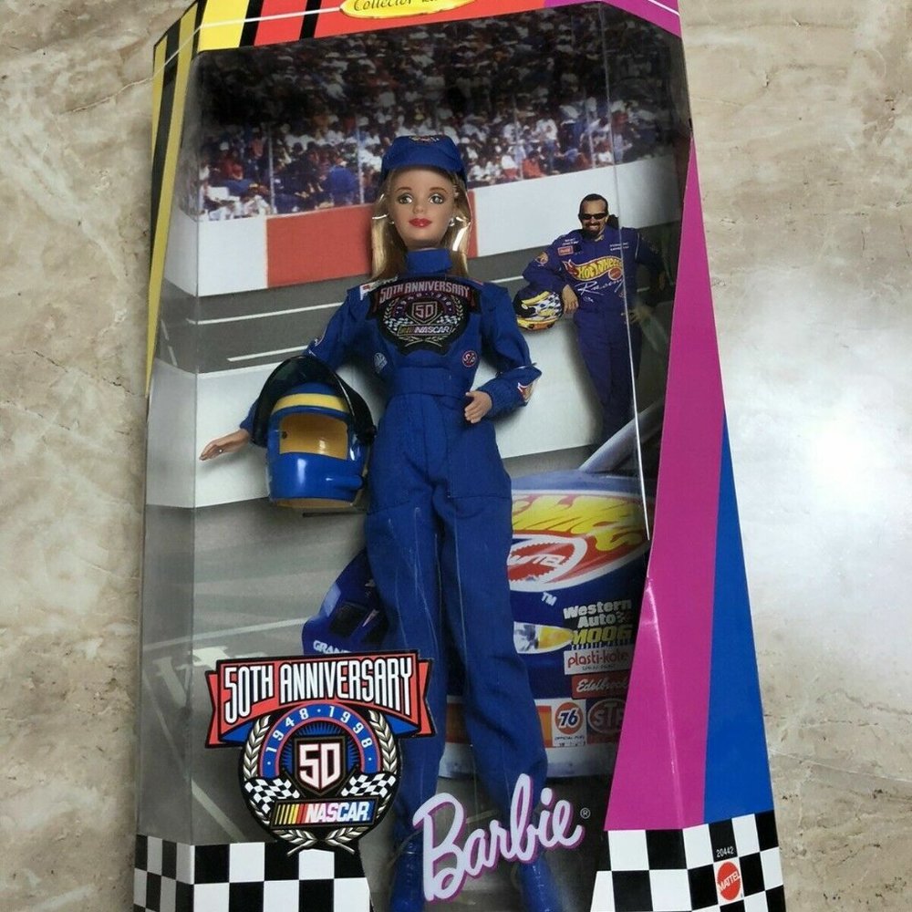 Mattel Barbie 50th Anniversary NASCAR Collector Edition NIB